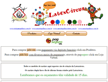 Tablet Screenshot of latexcircus.com.br